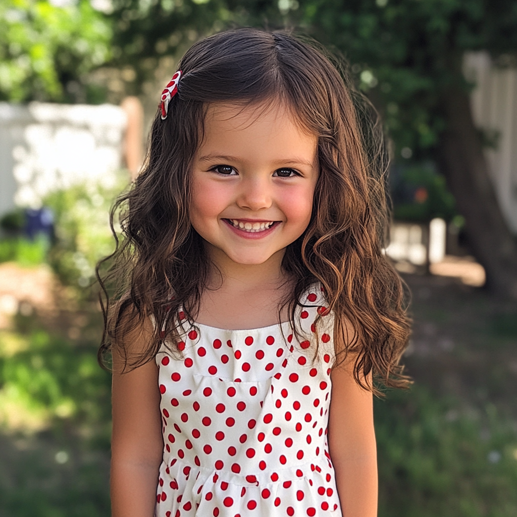 A smiling little girl | Source: No source