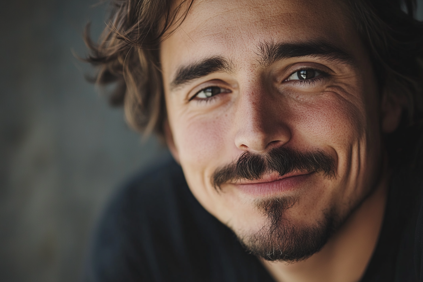 A man smiling at someone | Source: no source