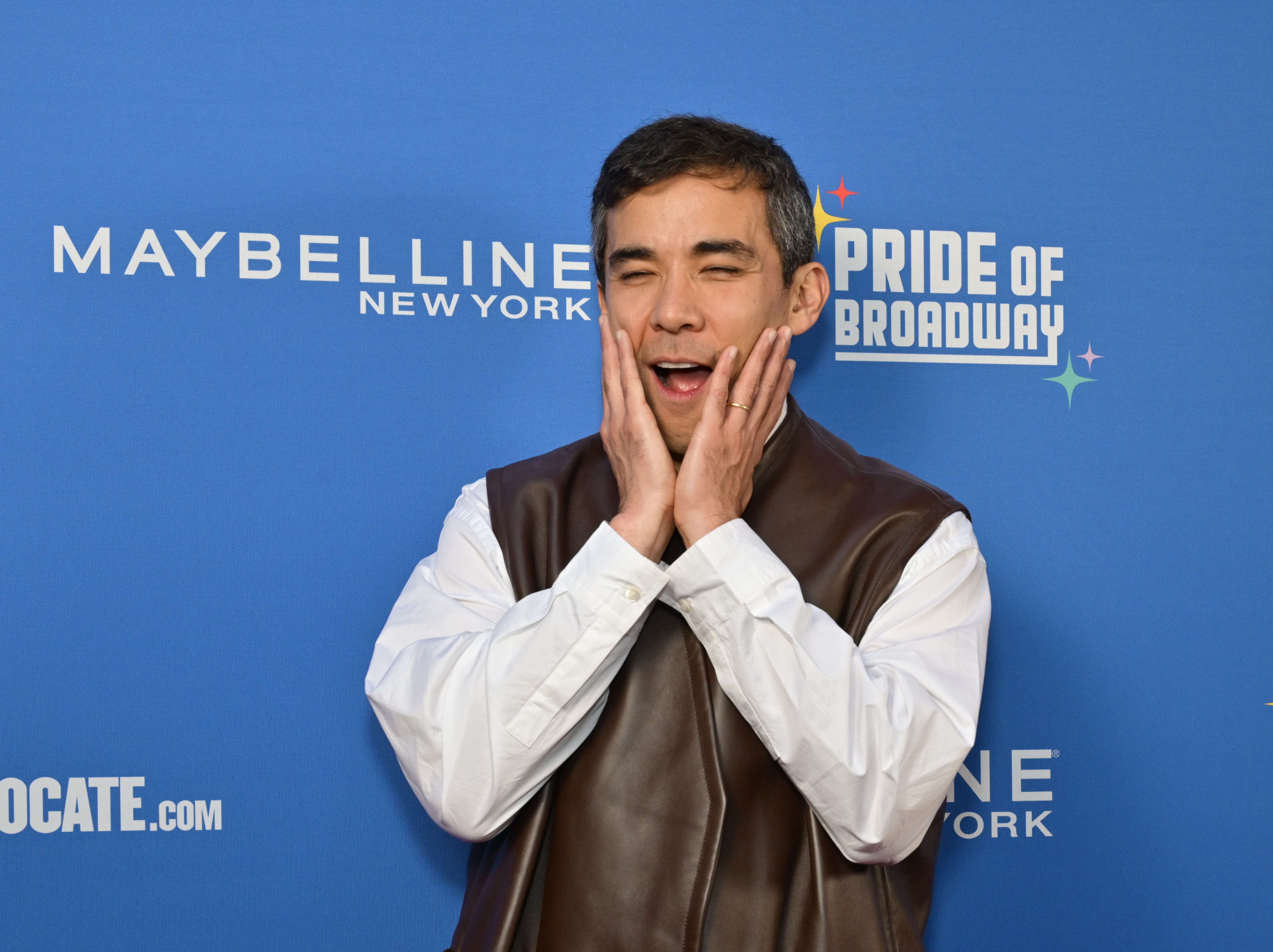 Conrad Ricamora a the "2025 Out & The Advocate Pride Cover Party: Pride of Broadway" hosted by Out.com Advocate.com equal pride on June 2, 2025, in New York City. | Source: Getty Images