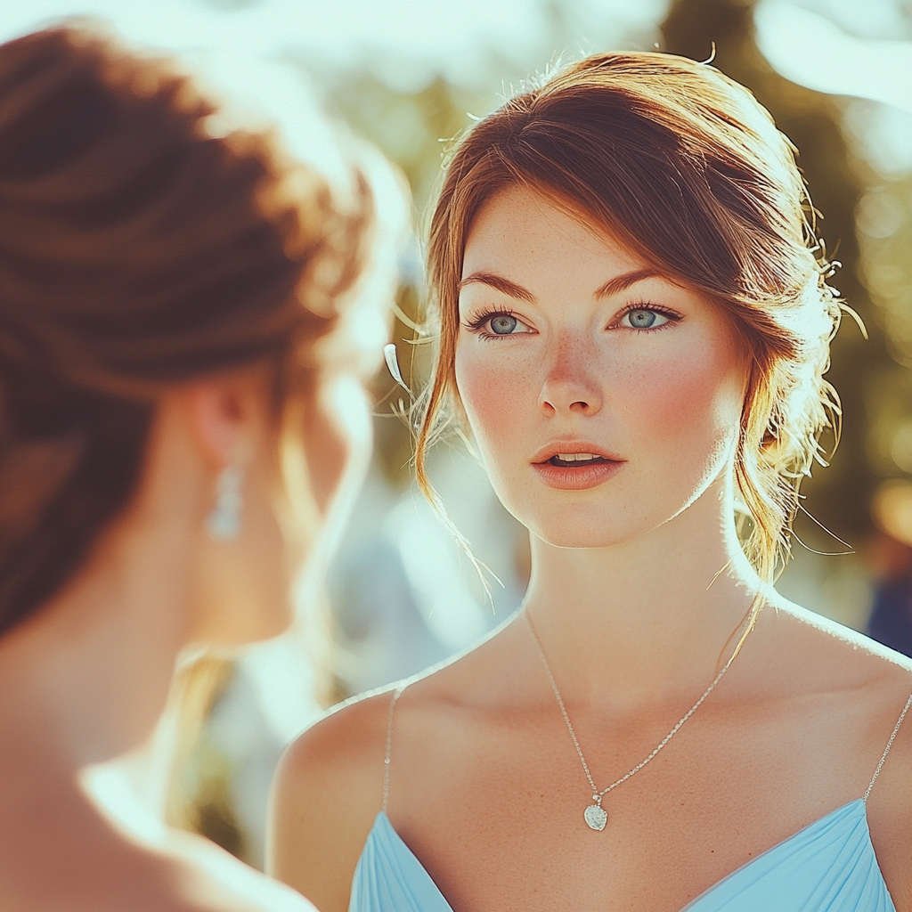 A woman talking to her sister | Source: no source