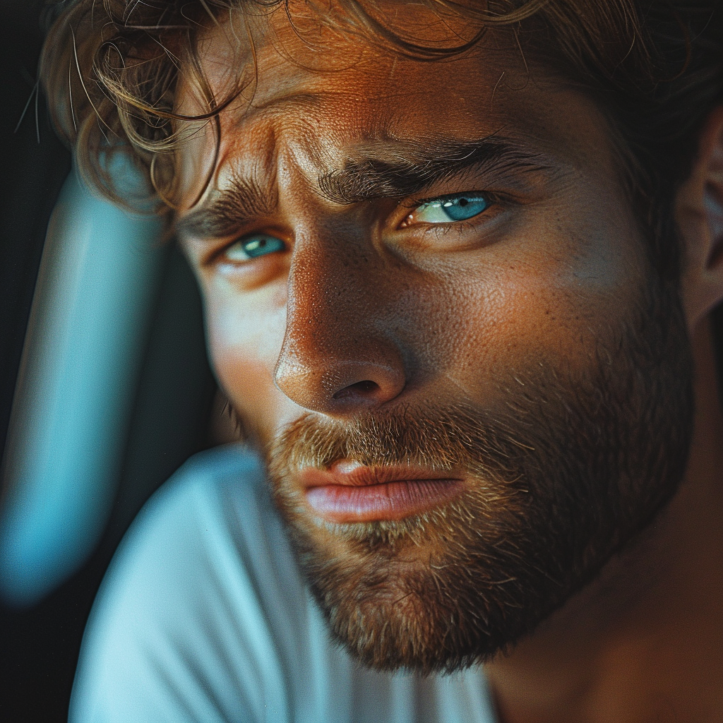 Close-up of an annoyed man | Source: No source