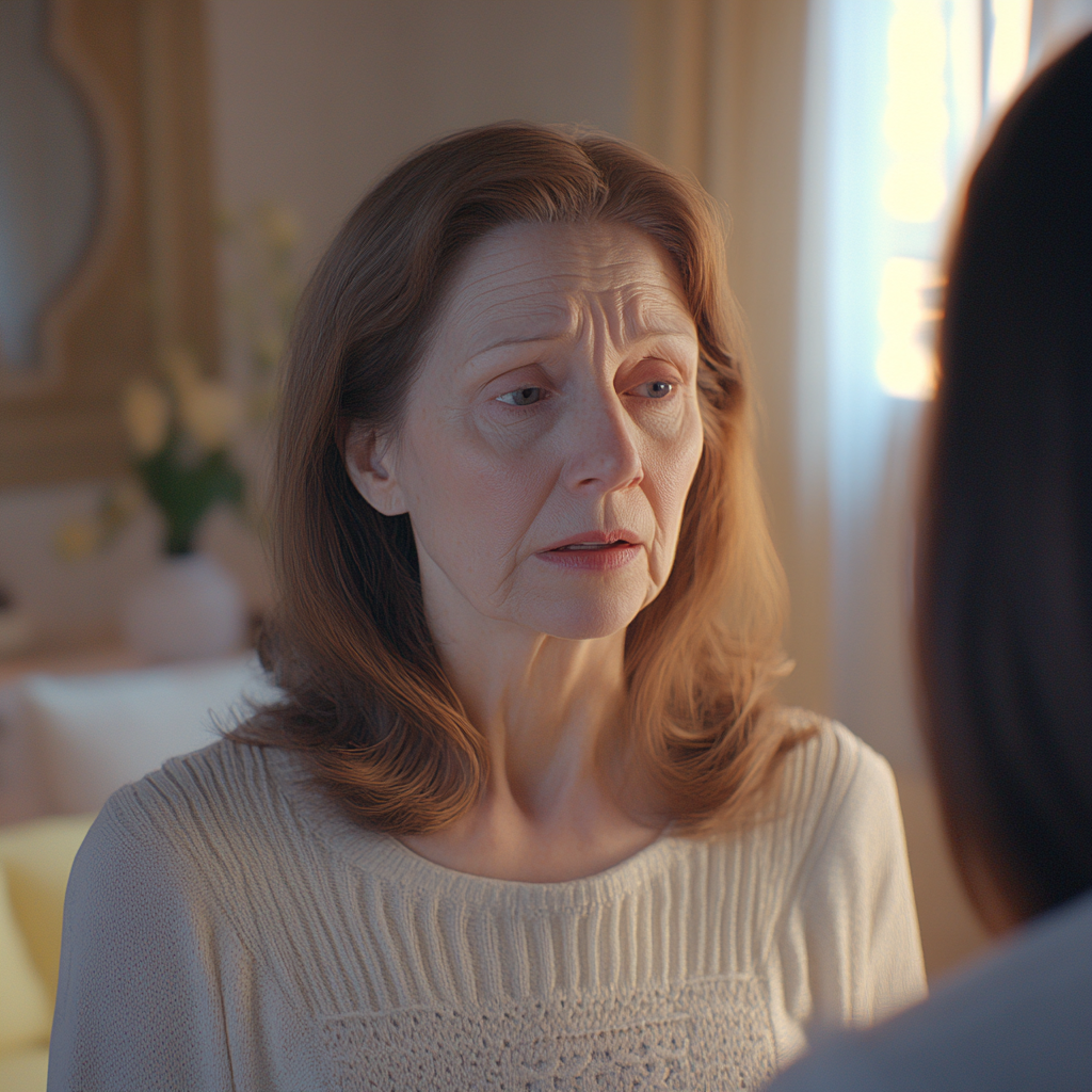 A woman talking to her daughter-in-law | Source: No source