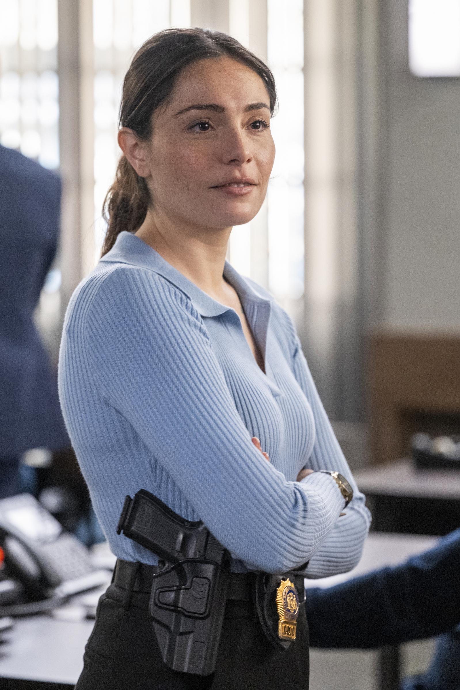 Juliana Aidén Martinez as Det. Kate Silva on "Law & Order: Special Victims Unit" in 2024. | Source: Getty Images