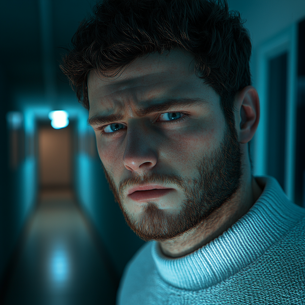 A man looking straight ahead | Source: no source