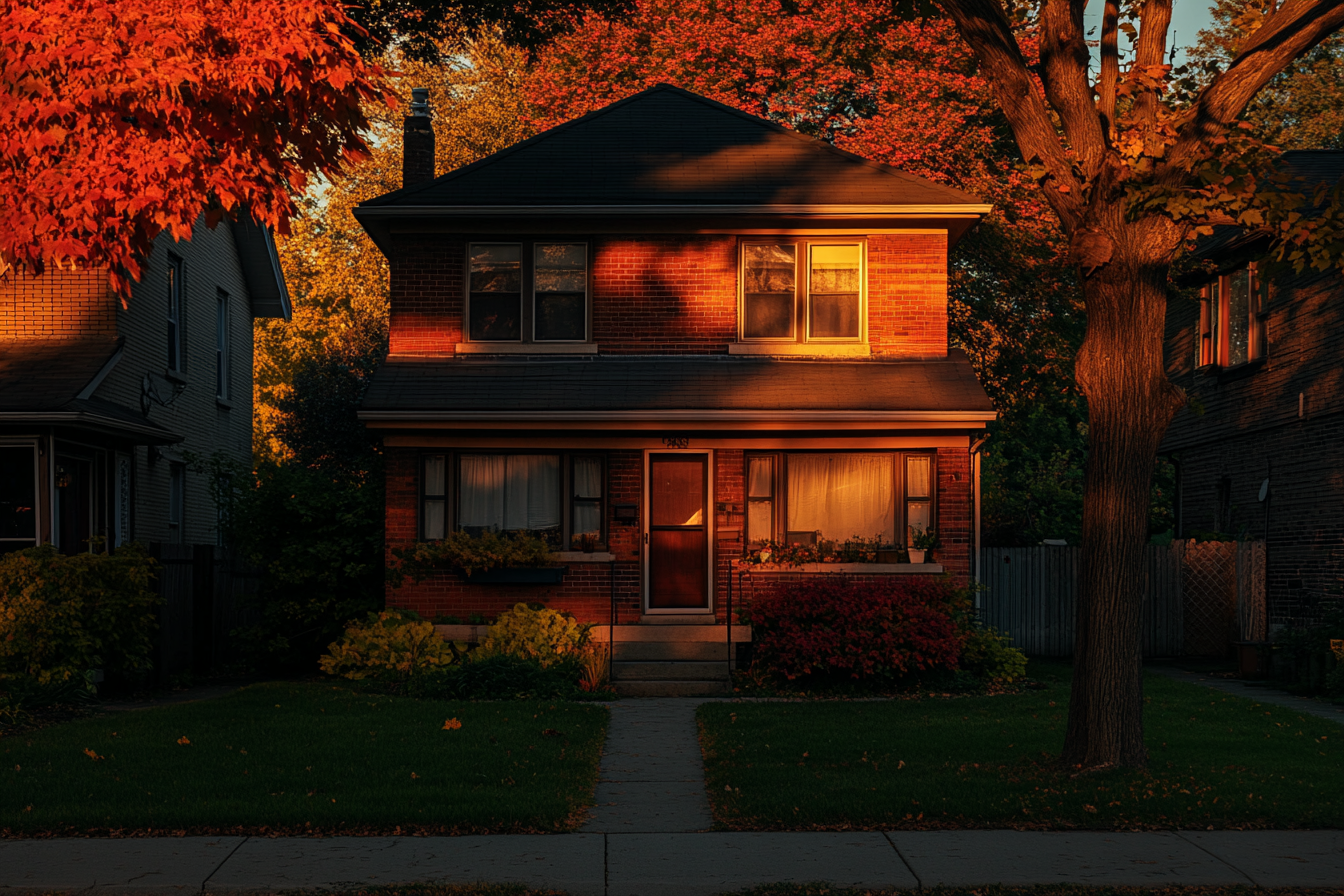 A house in the suburbs | Source: No source