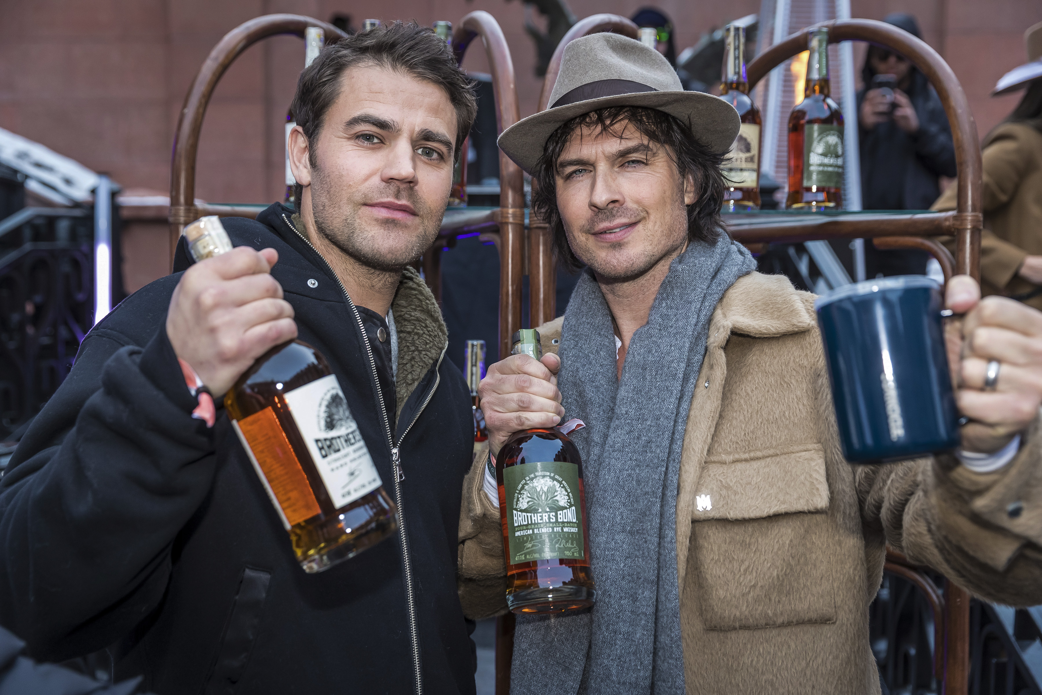 Paul Wesley and Ian Somerhalder at The Snow Lodge on January 13, 2024, in Aspen, Colorado. | Source: Getty Images