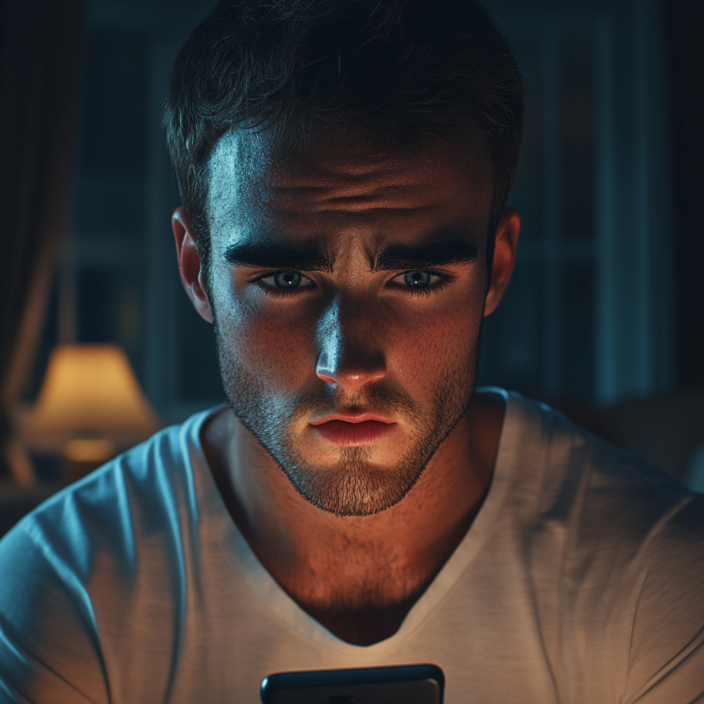 A puzzled man holding his phone | Source: No source