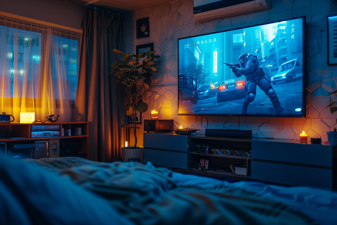 A video game on television | Source: no source