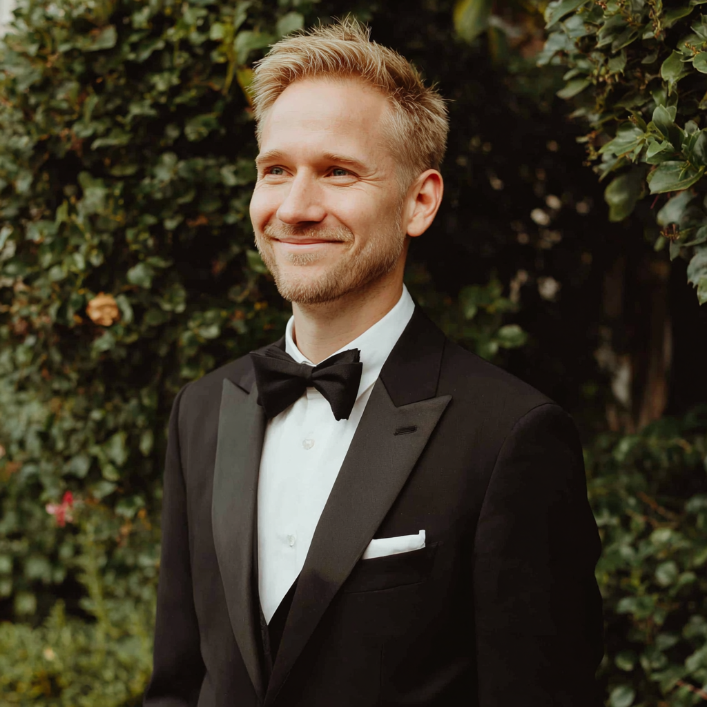 A smiling groom | Source: No source