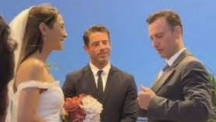 Man and Woman Getting Married at Altar | Source: Shutterstock