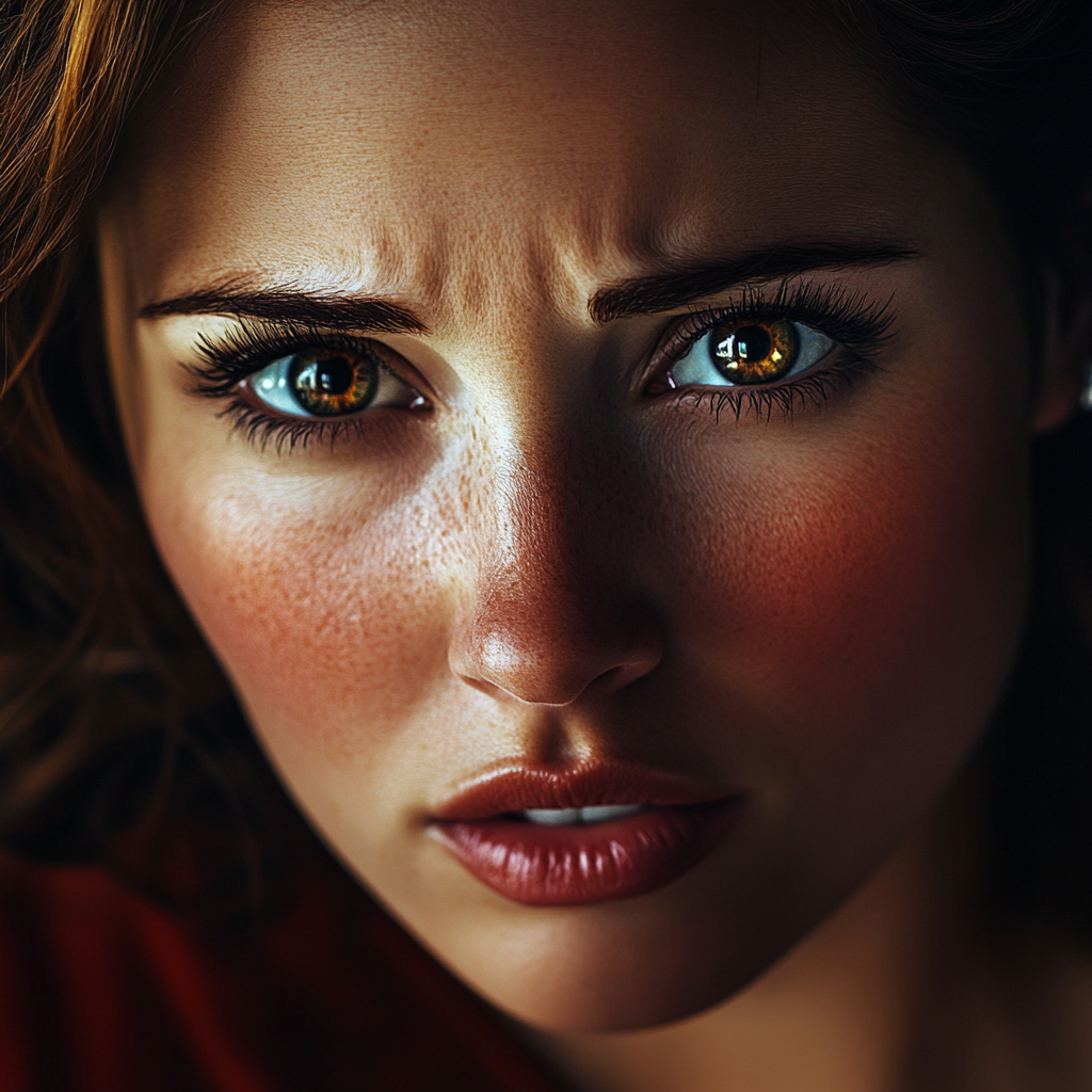 A woman with a fierce look in her eyes | Source: No source