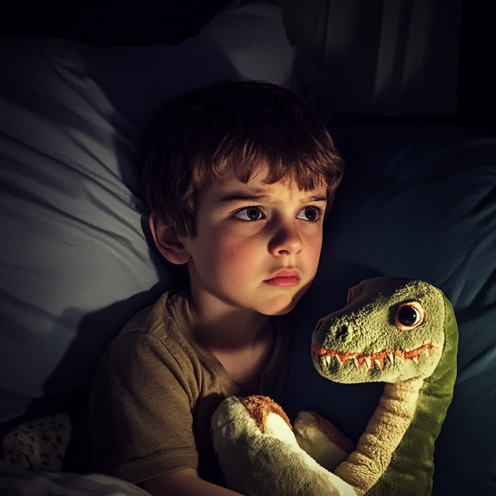 A frowning little boy | Source: no source