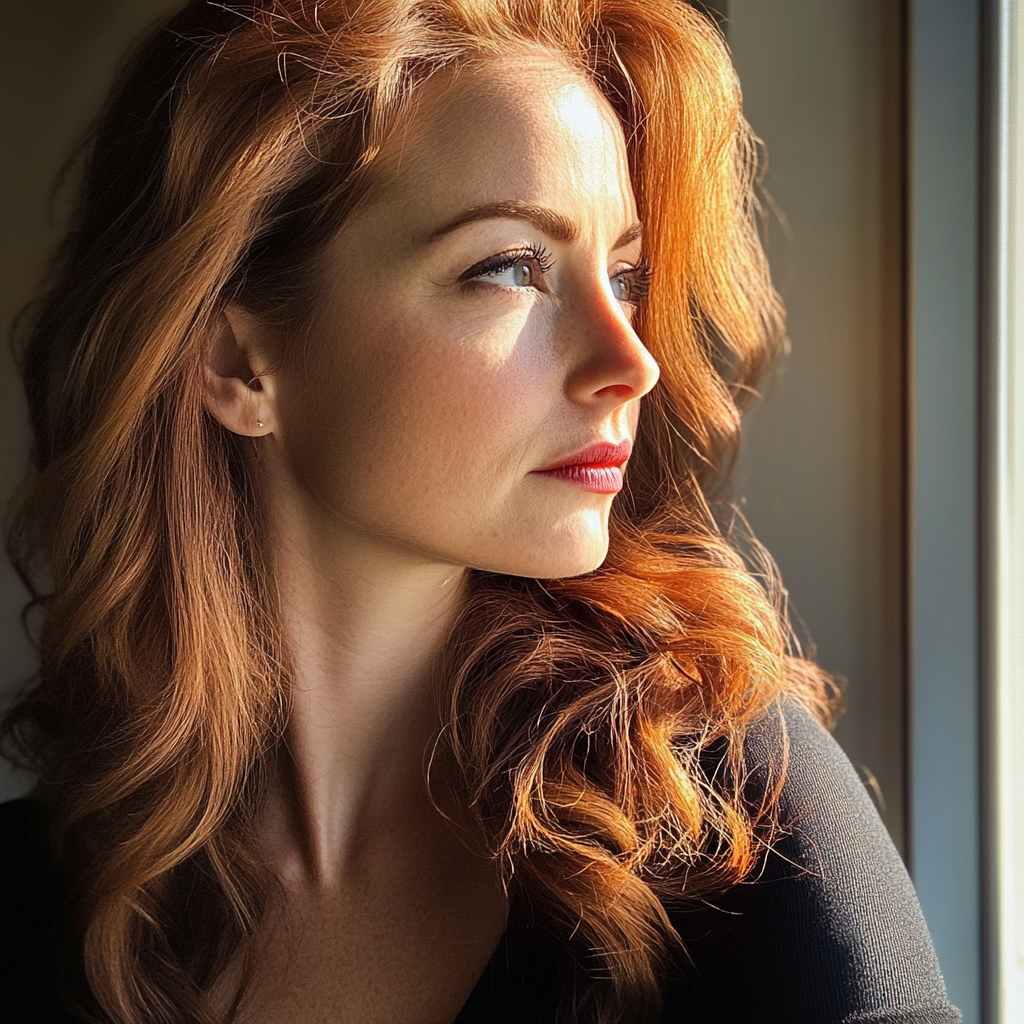 A woman looking out the window | Source: No source