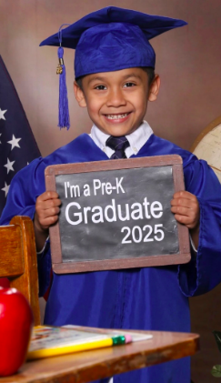 Abel Torres-Aquiono beaming in his Pre-K graduation attire. | Source: GoFundMe/In Memory of Abel: Support for His Family