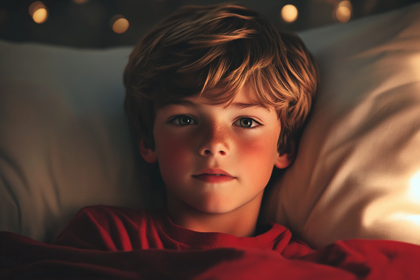 A boy in his bed | Source: No source