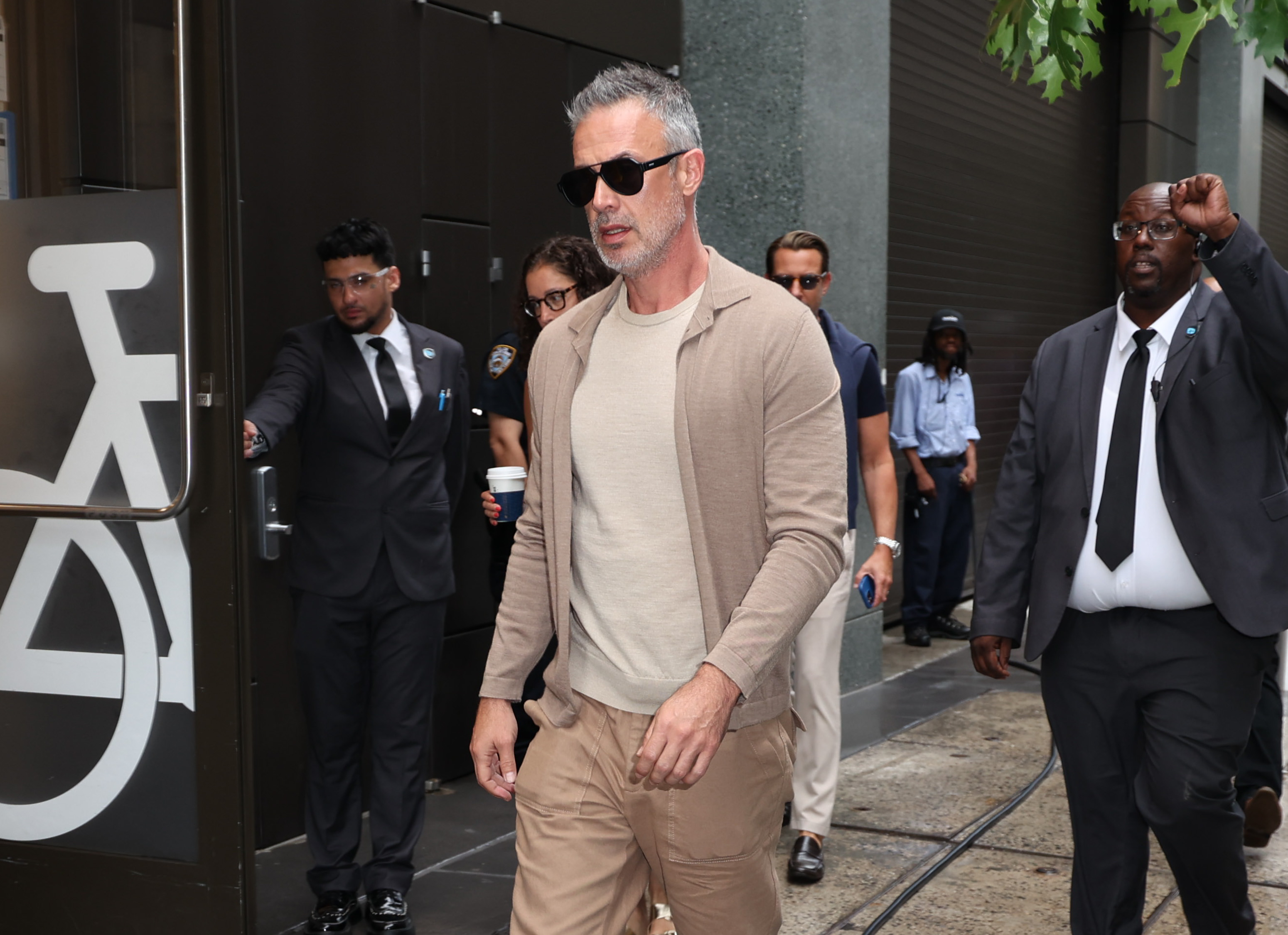 The actor walking around New York City on July 17, 2025. | Source: Getty Images