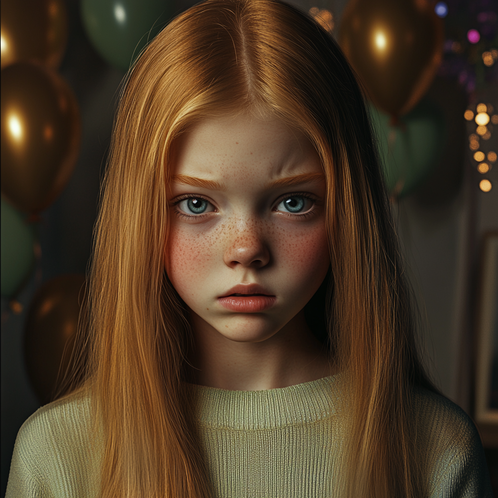 A furious girl staring at someone | Source: No source