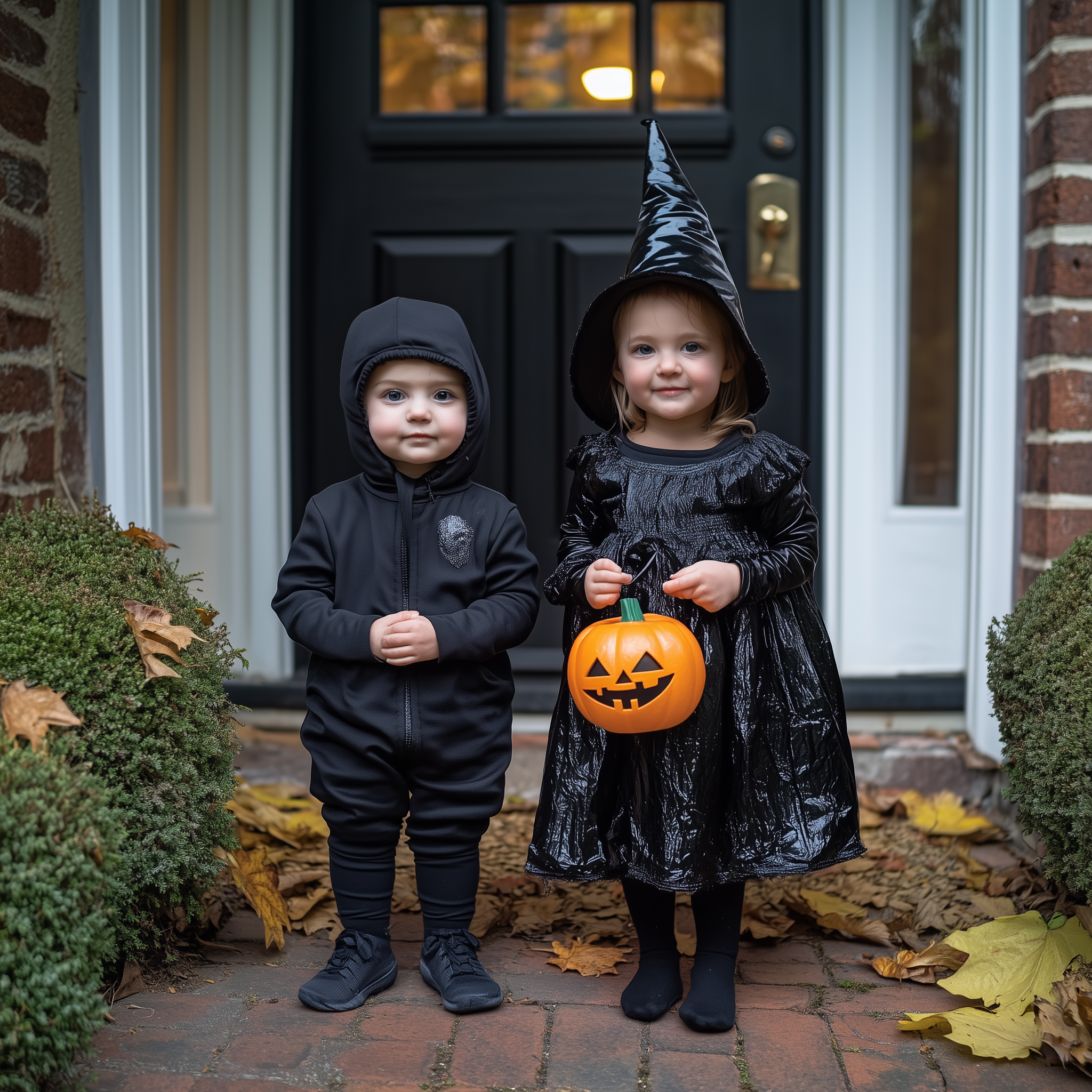 Children in Halloween costumes | Source: No source