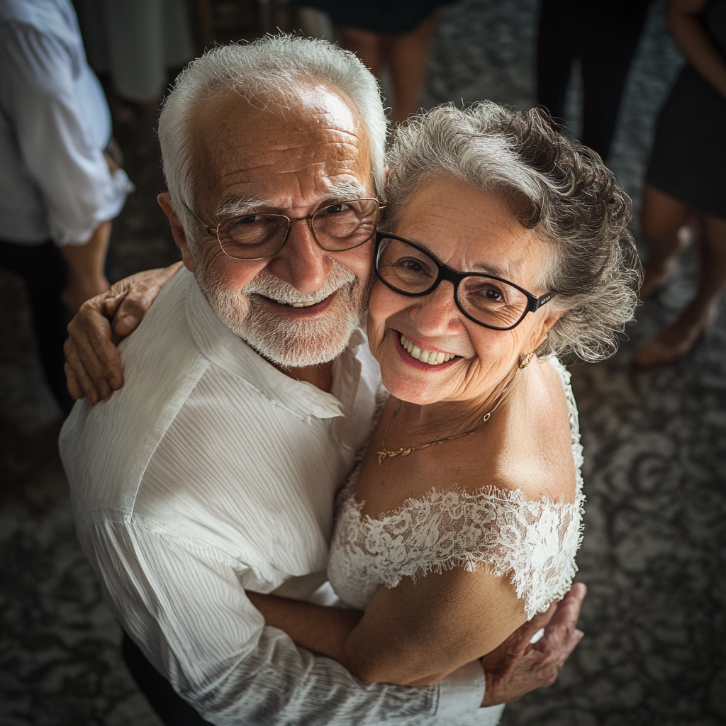 A happy senior couple celebrating their 35th wedding anniversary | Source: No source