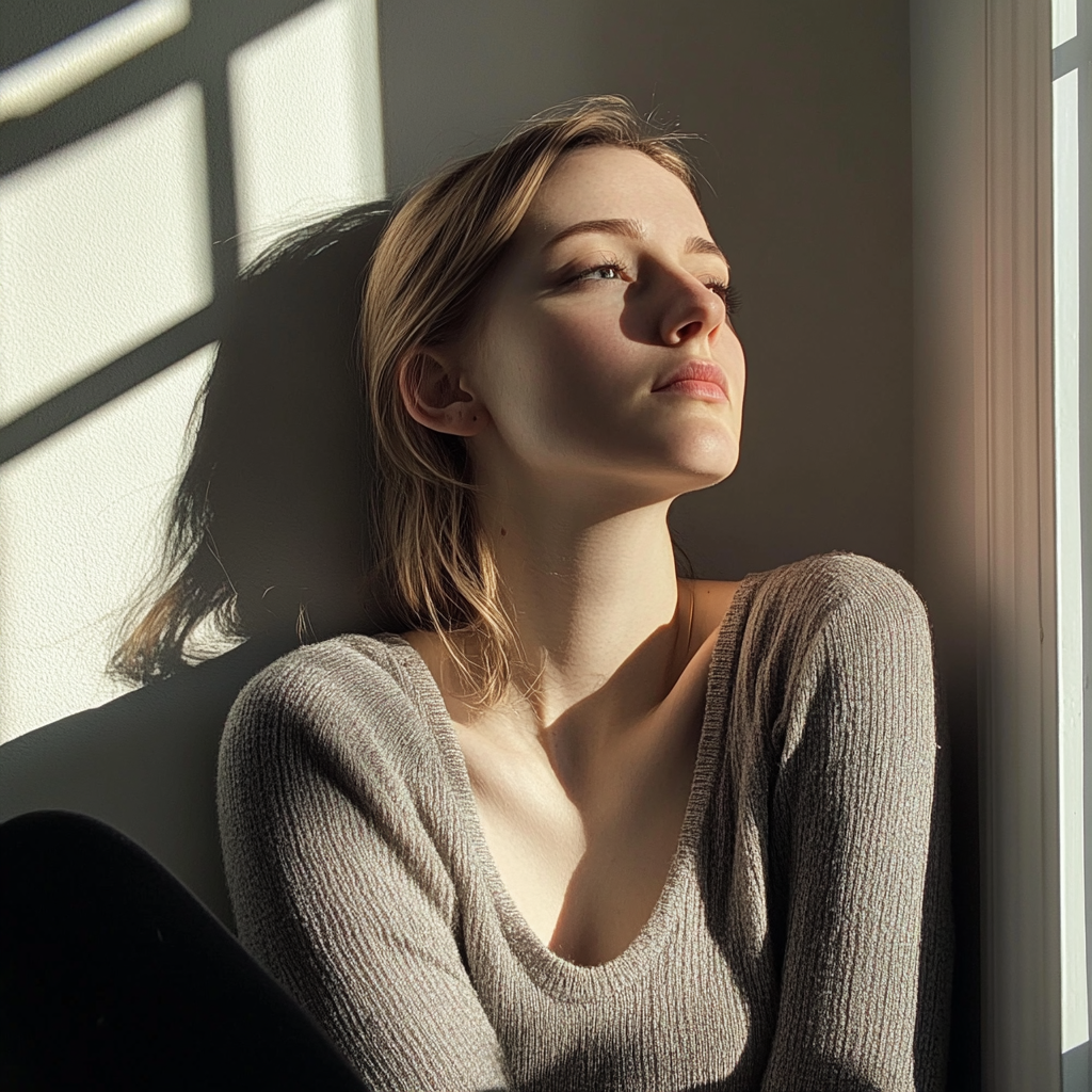 A pensive young woman | Source: no source