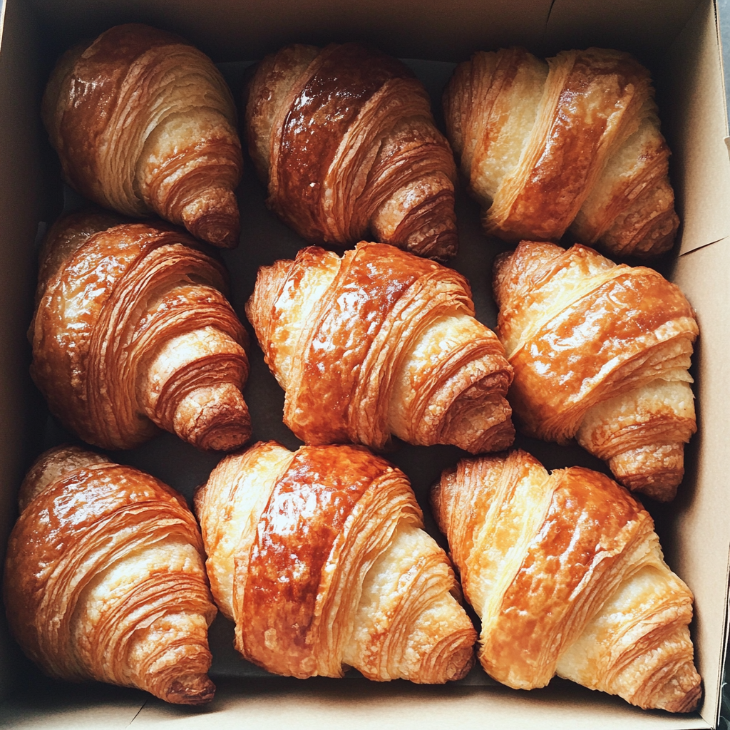 A box of croissants | Source: No source