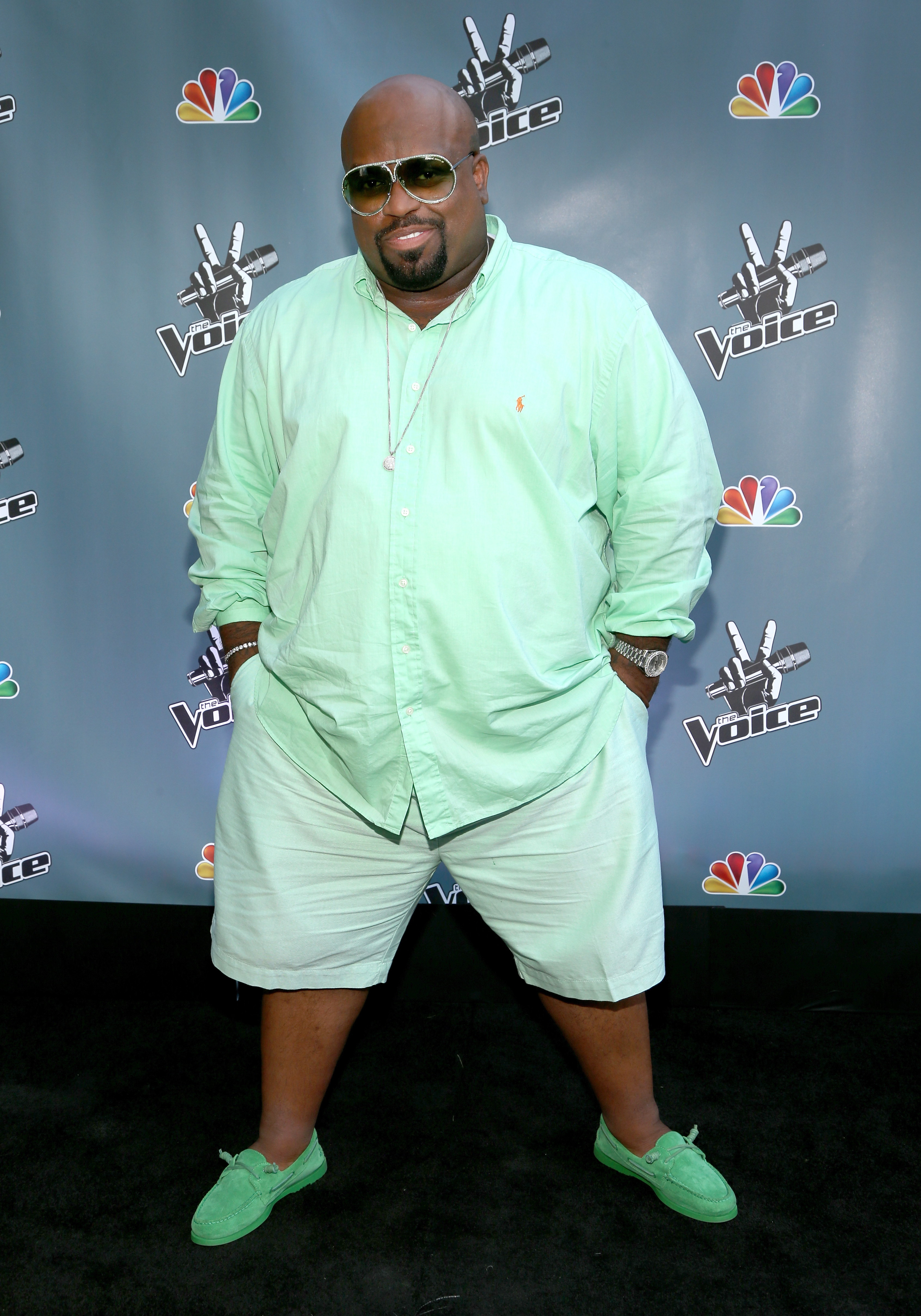 Cee Lo Green attends "The Voice" Press Junket and cocktail reception on August 12, 2012 | Source: Getty Images