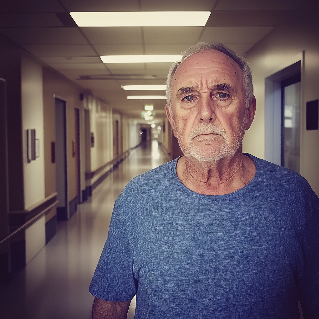 A man standing in a hospital hallway | Source: no source