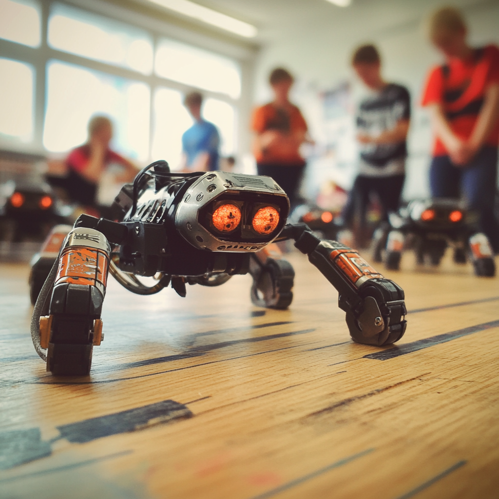 Students at a robotics club | Source: no source