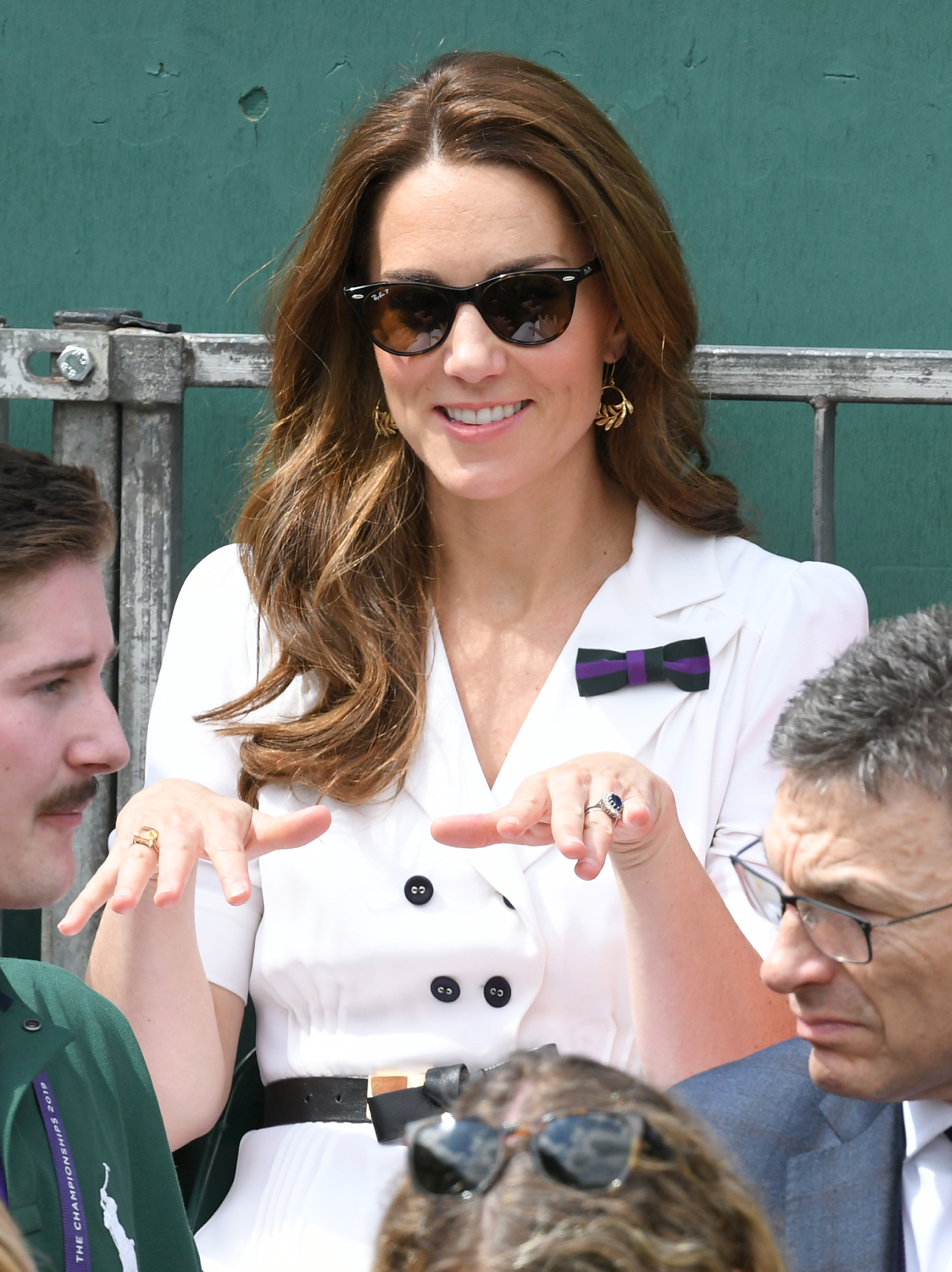 Catherine, Princess of Wales, on day two of the Wimbledon Championships at the All England Lawn Tennis and Croquet Club on July 2, 2019, in London. | Source: Getty Images