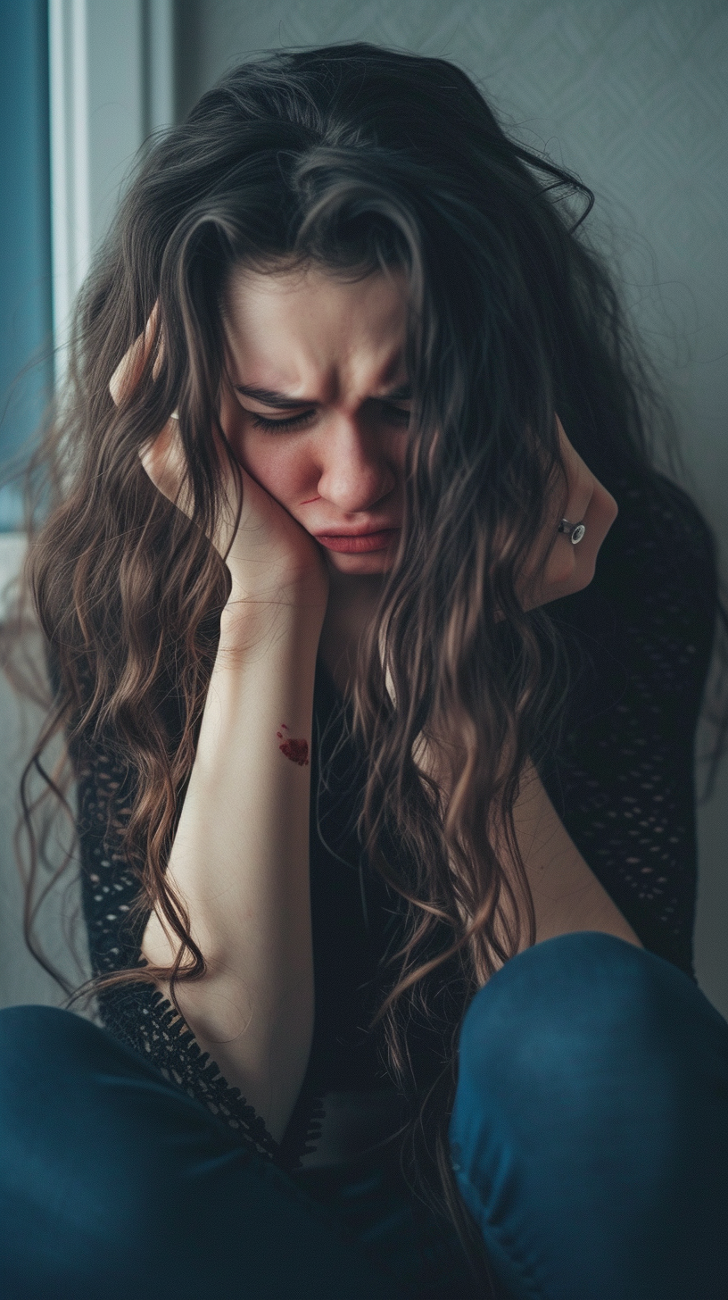 An upset young woman | Source: No source