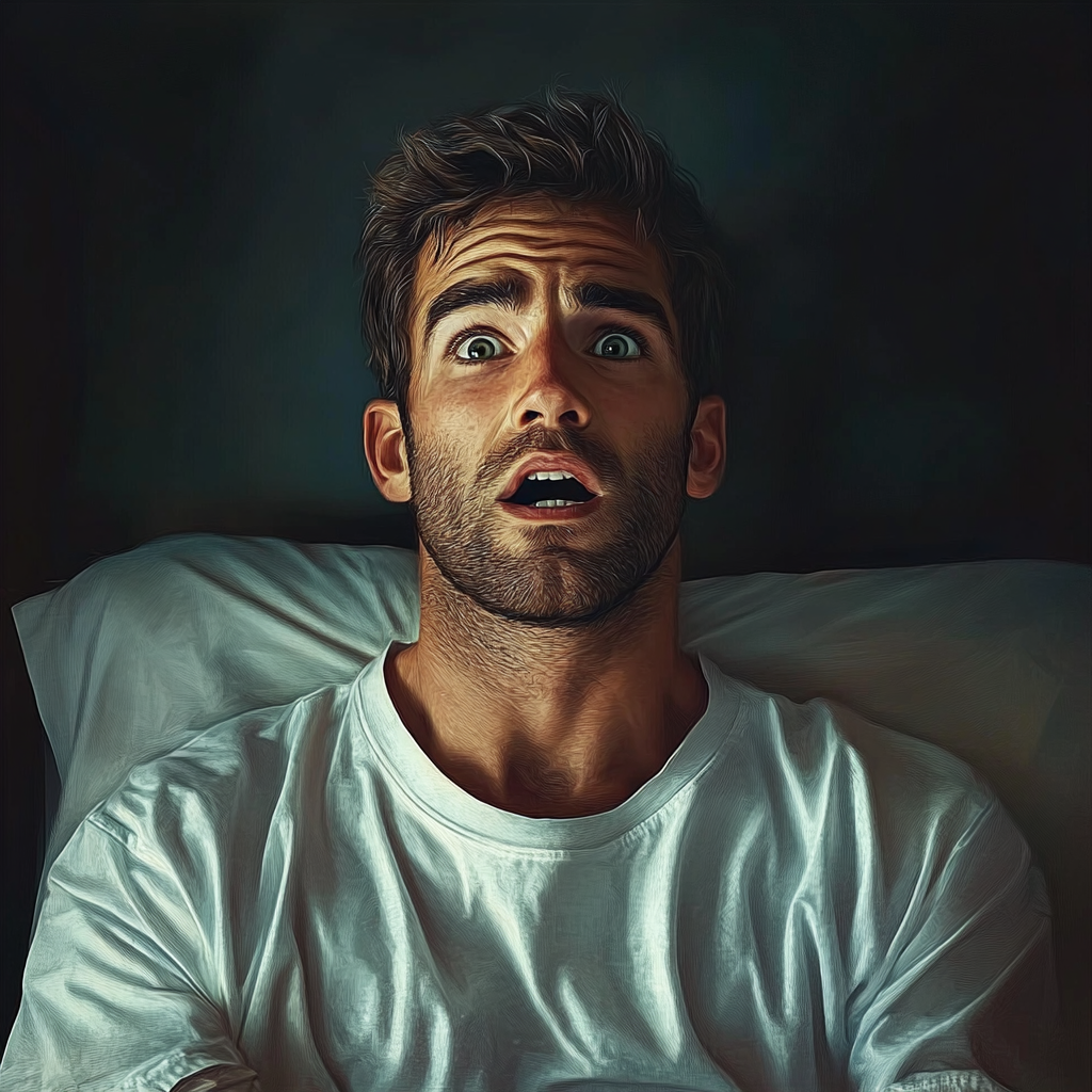 A startled man | Source: No source