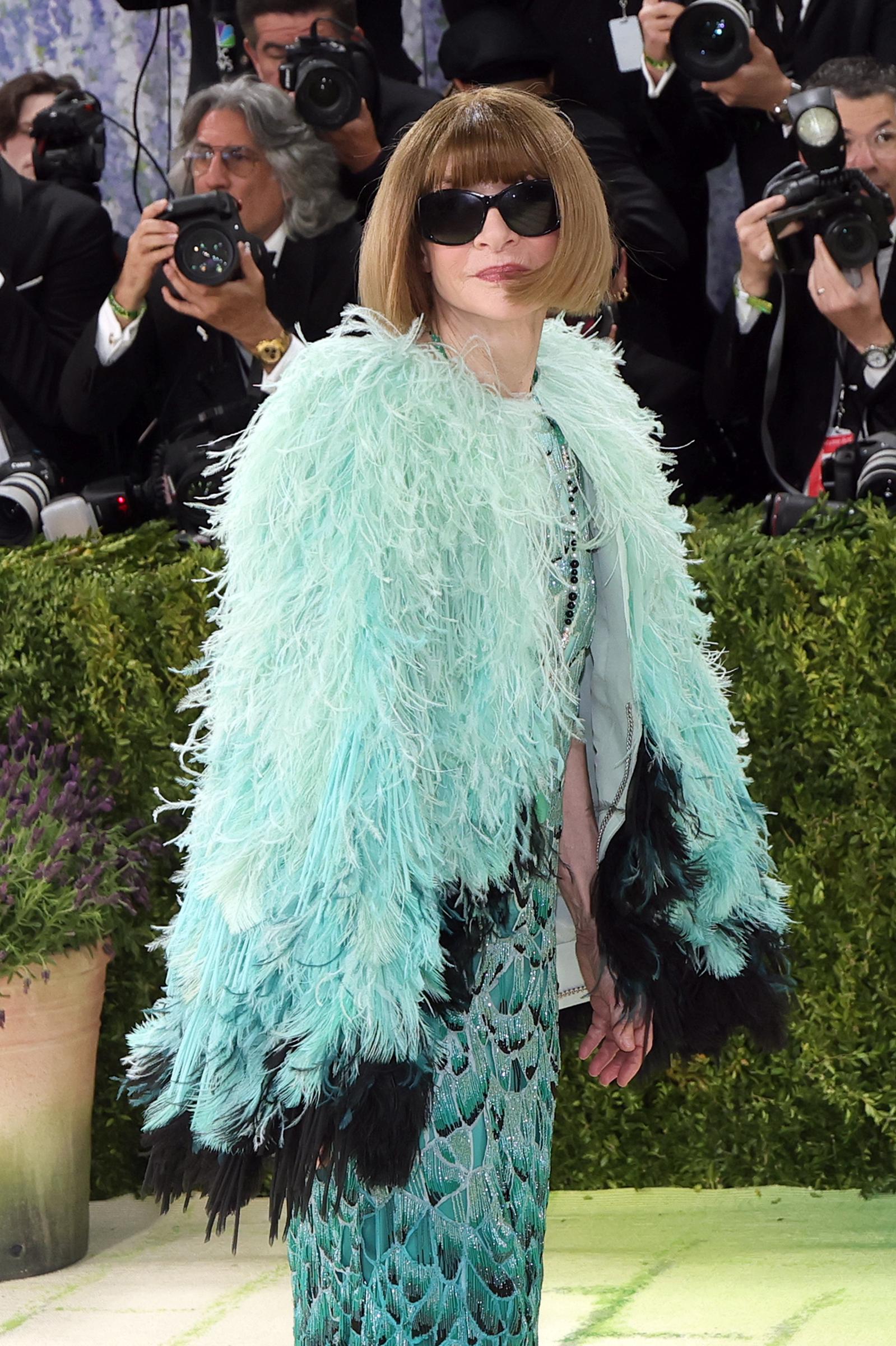 Anna Wintour at the 2026 Met Gala Celebrating "Costume Art" at the Metropolitan Museum of Art on May 4 in New York City. | Source: Getty Images