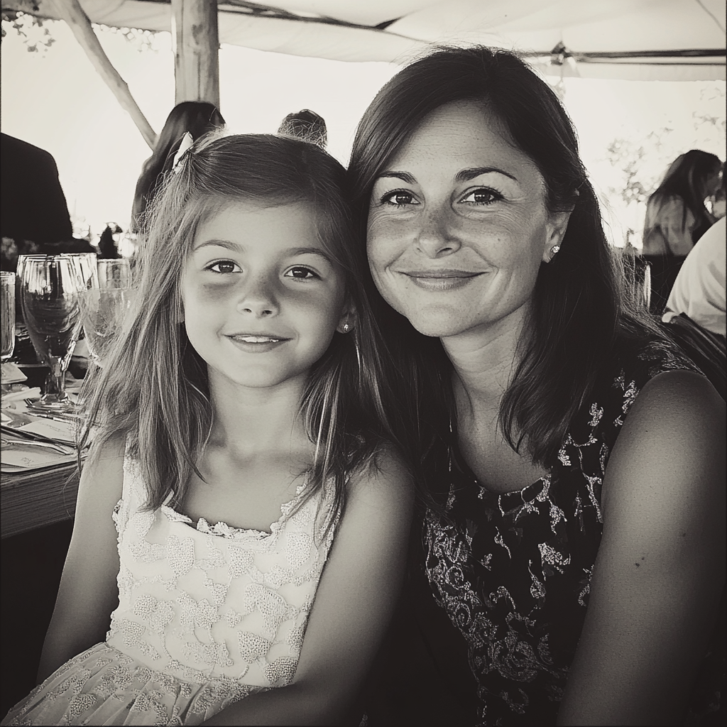 A little girl and her aunt | Source: No source