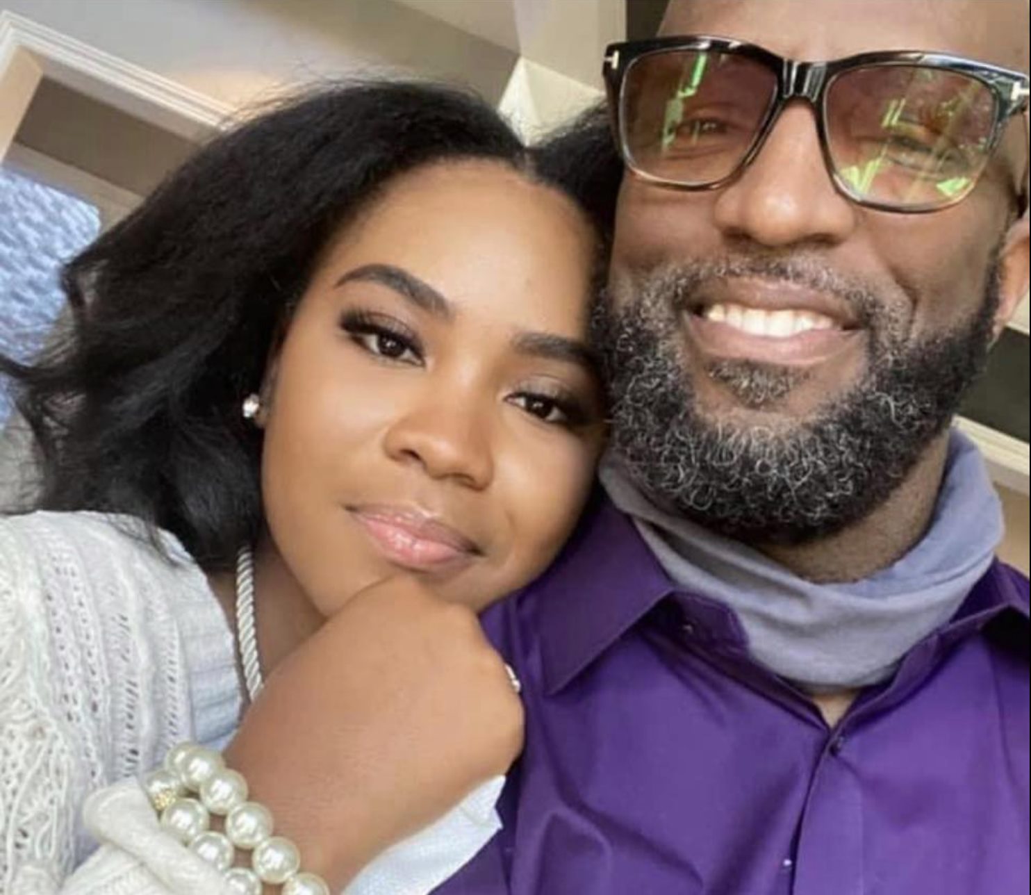 Rickey Smiley and his daughter D'essence Elizabeth Smiley, from a post dated January 1, 2021. | Source: Facebook/RickeySmiley