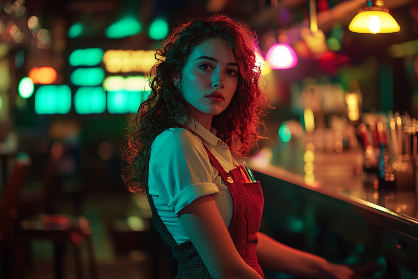 Tired waitress in an empty restaurant | Source: No source