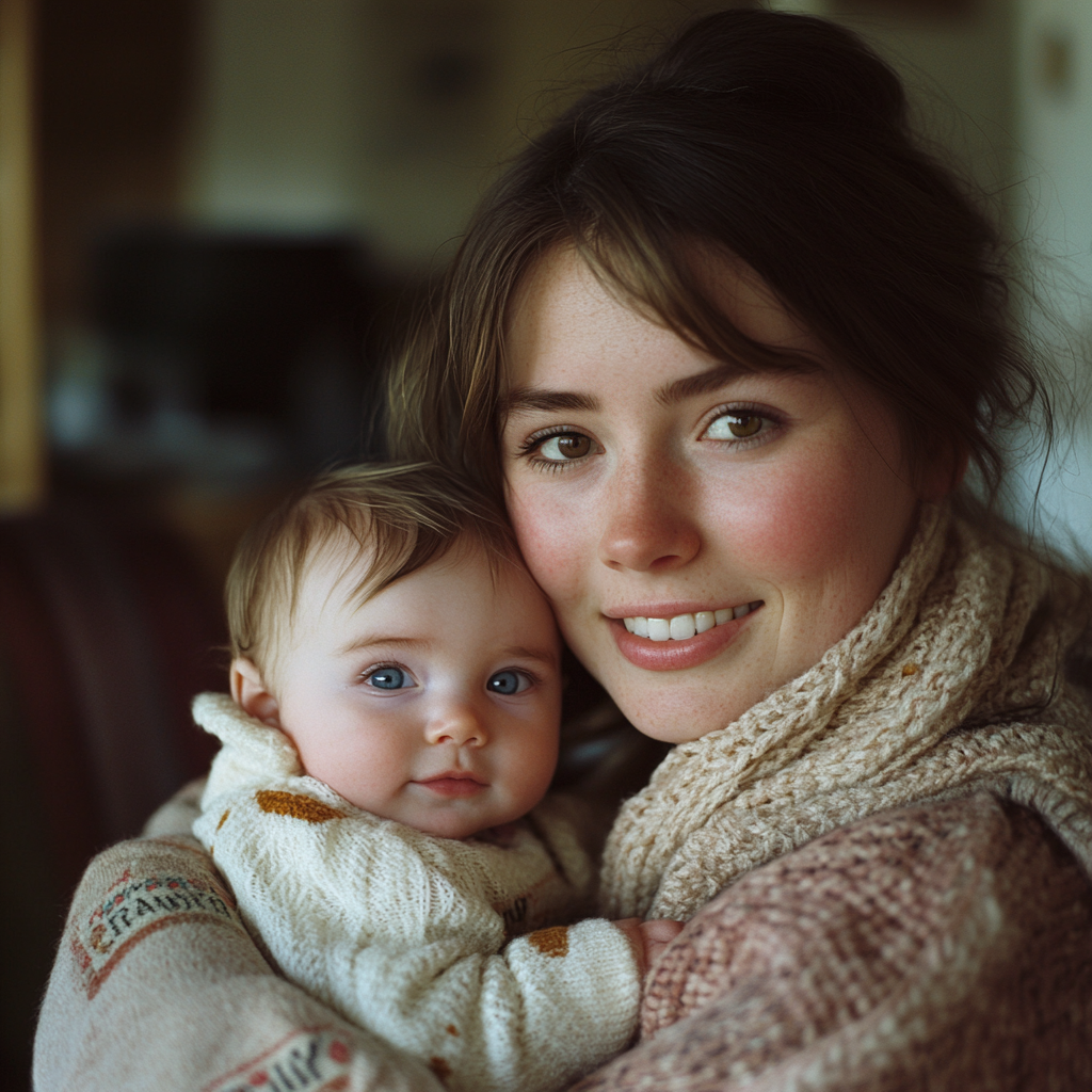A woman bonding with her child | Source: No source