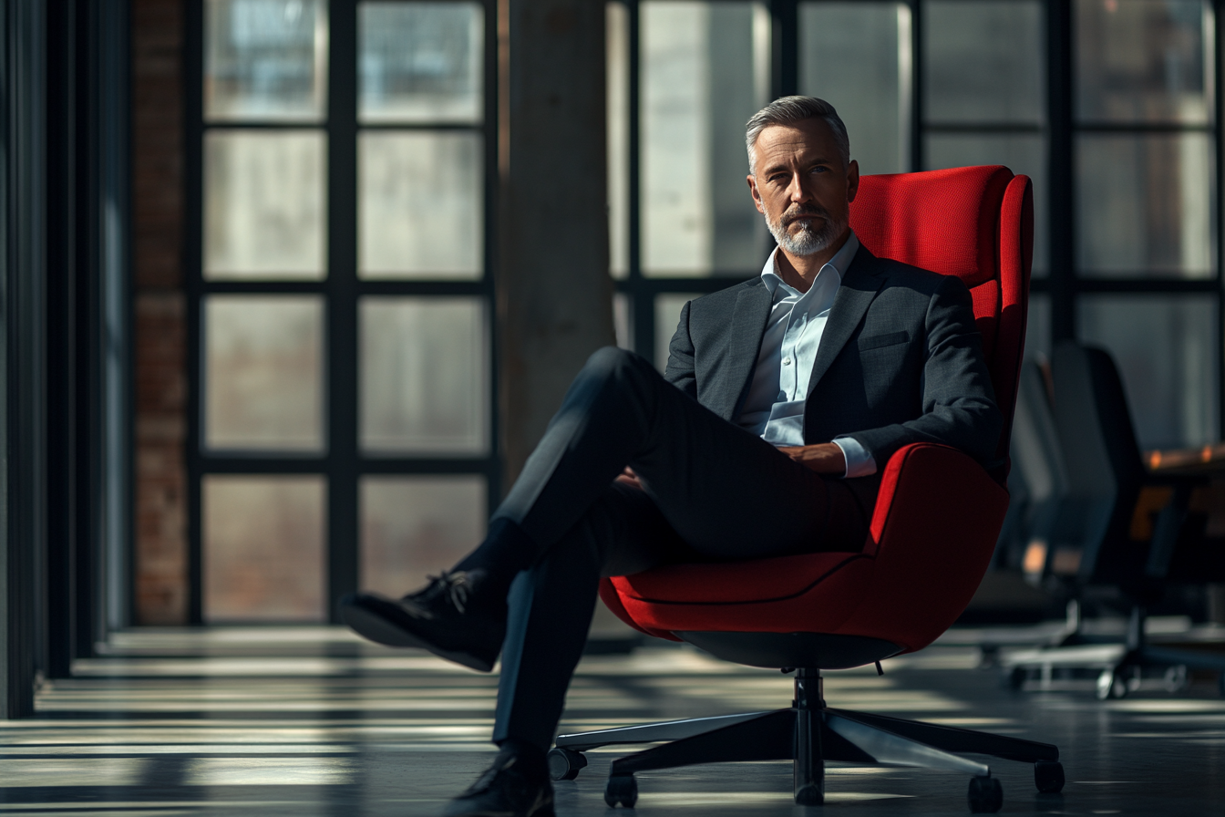 A man sitting in his office | Source: No source
