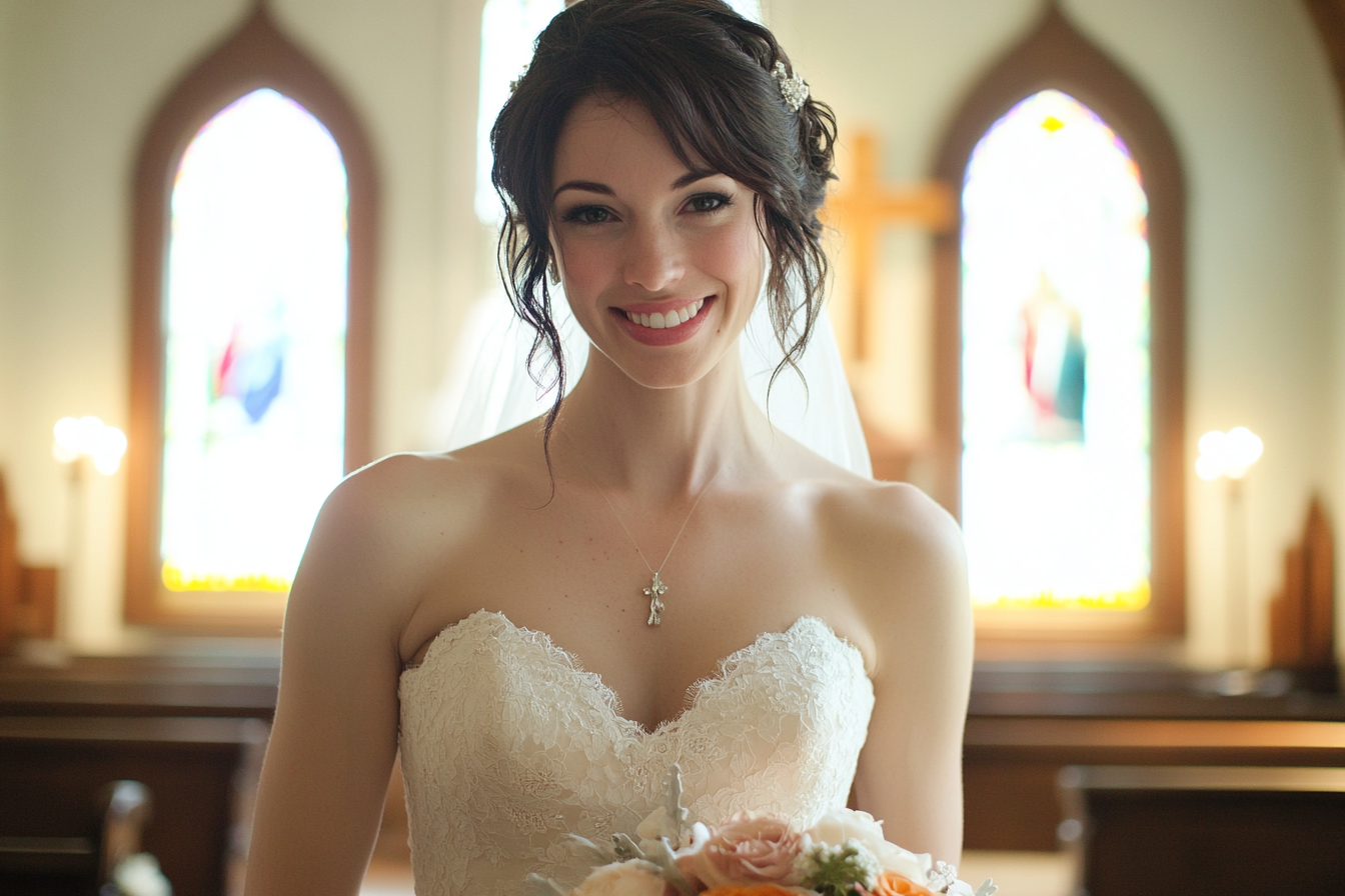 A bride holding a bouquet | Source: no source