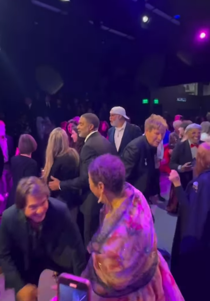 Tom Cruise and Debbie Allen dancing together at an event in her honor, from a video dated November 16, 2025 | Source: Instagram/dnice