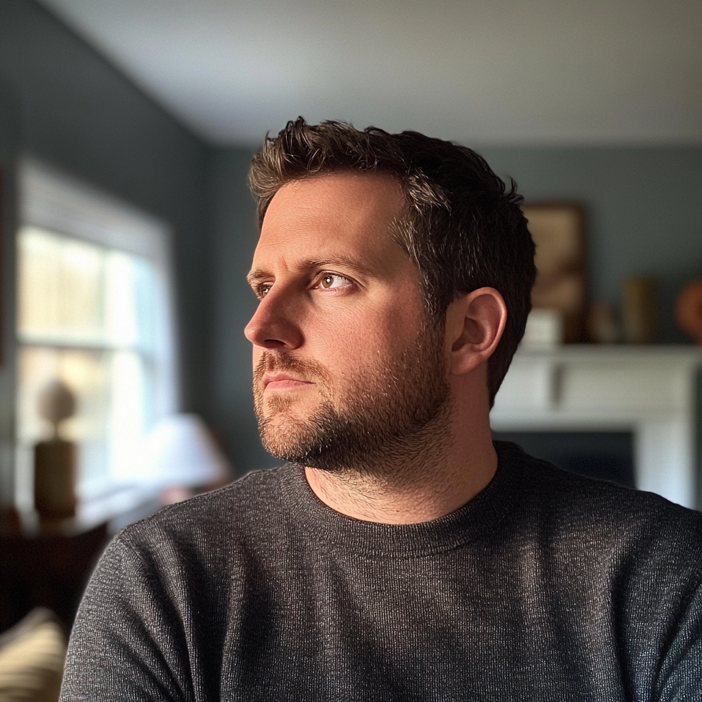 A pensive man | Source: No source