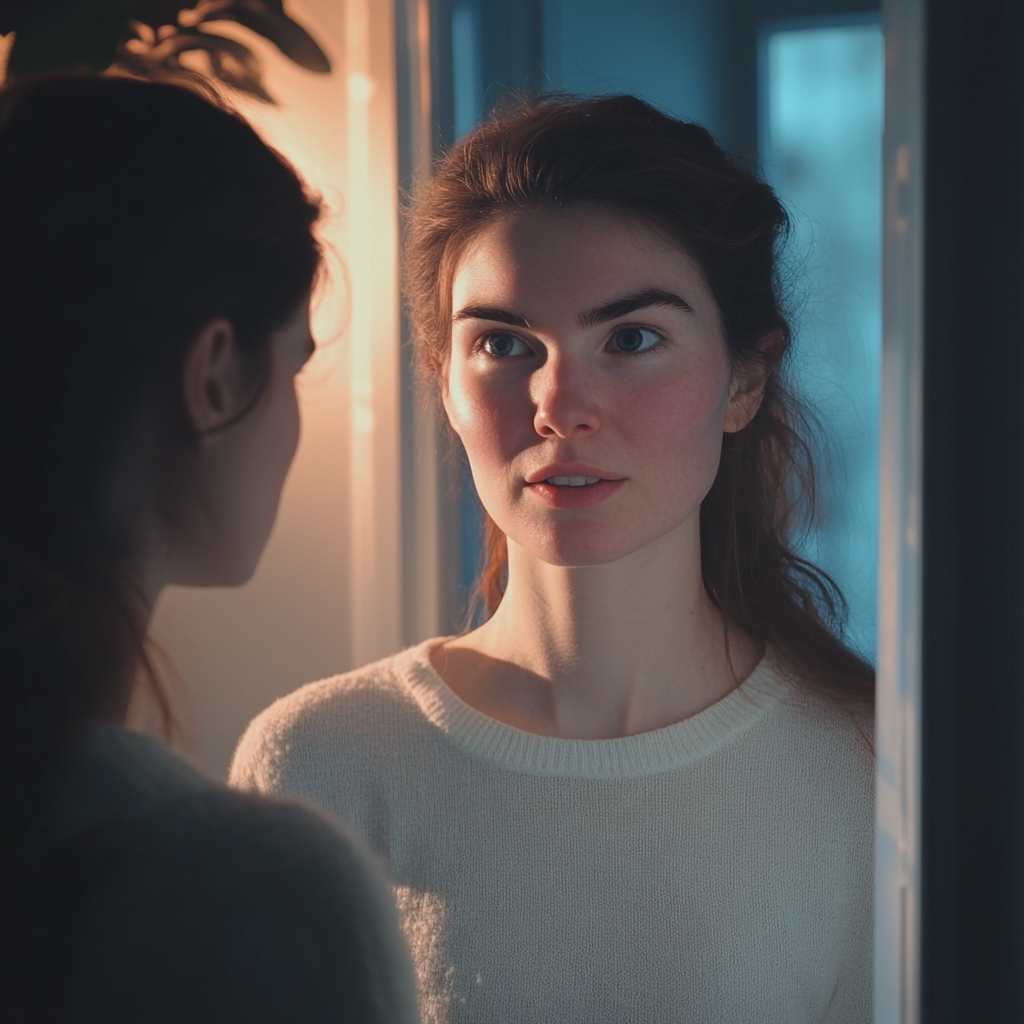 A woman confronting her neighbor | Source: no source