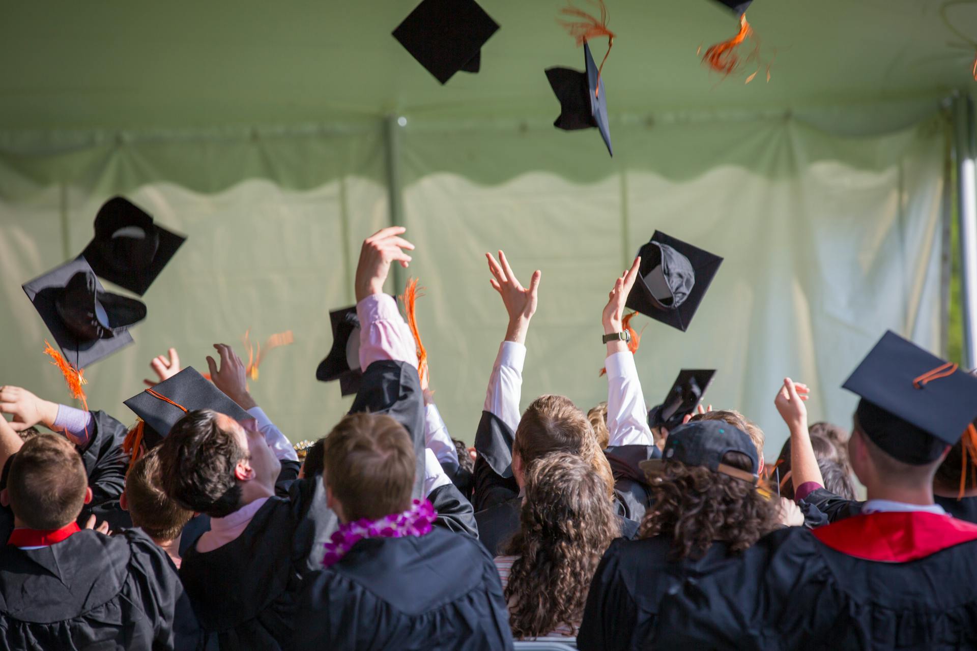 Delighted students at a graduation ceremony | Source: Pexels
