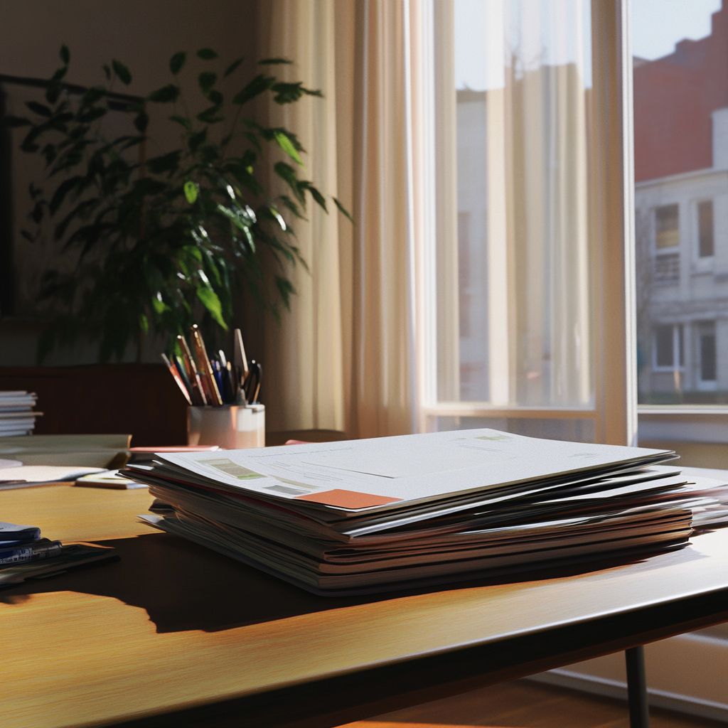 Documents on a desk | Source: no source