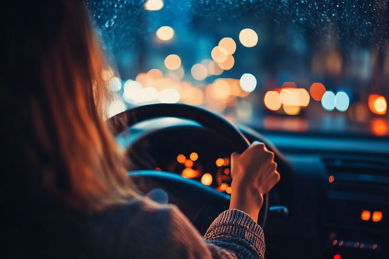 A woman driving her car | Source: No source