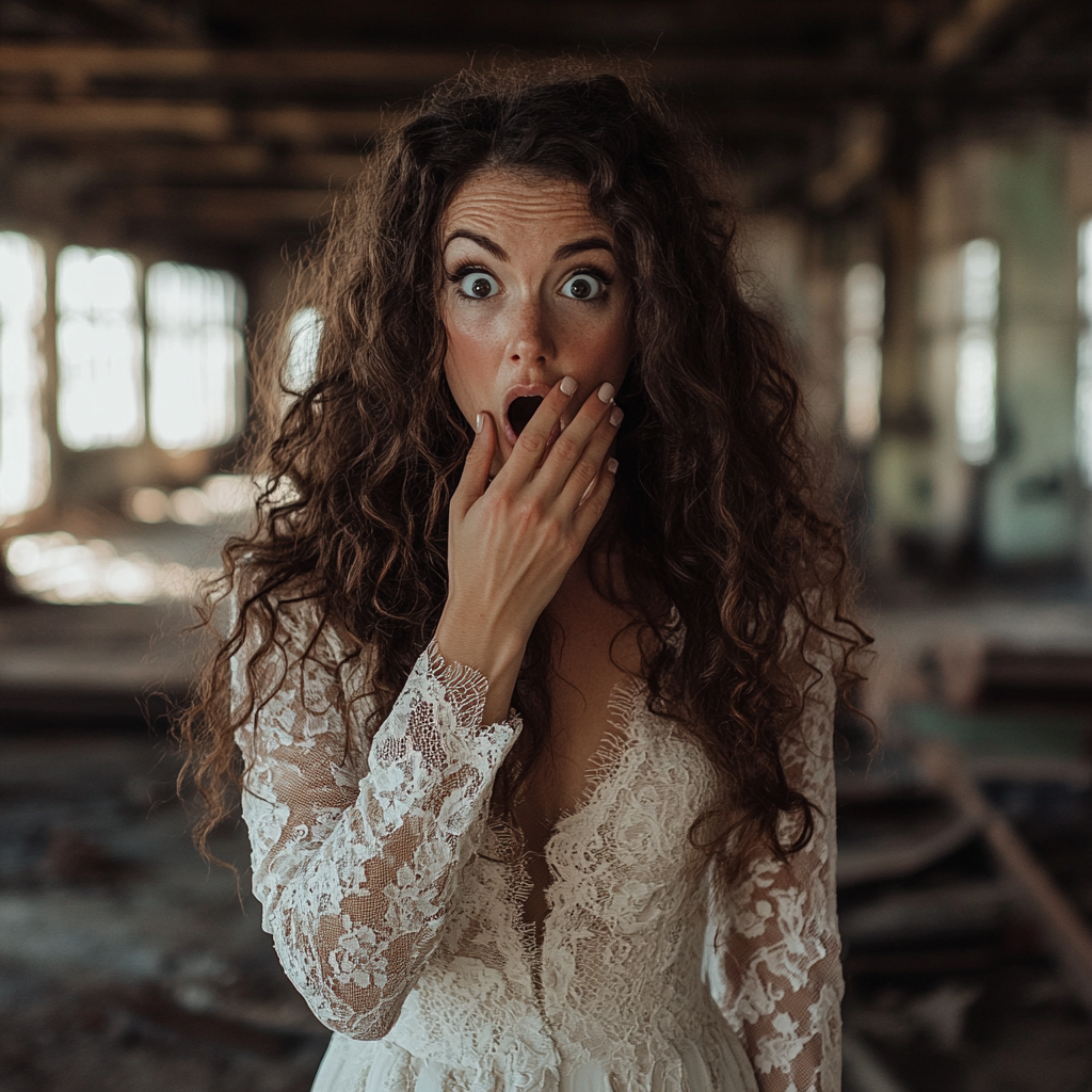 A shocked bride | Source: no source