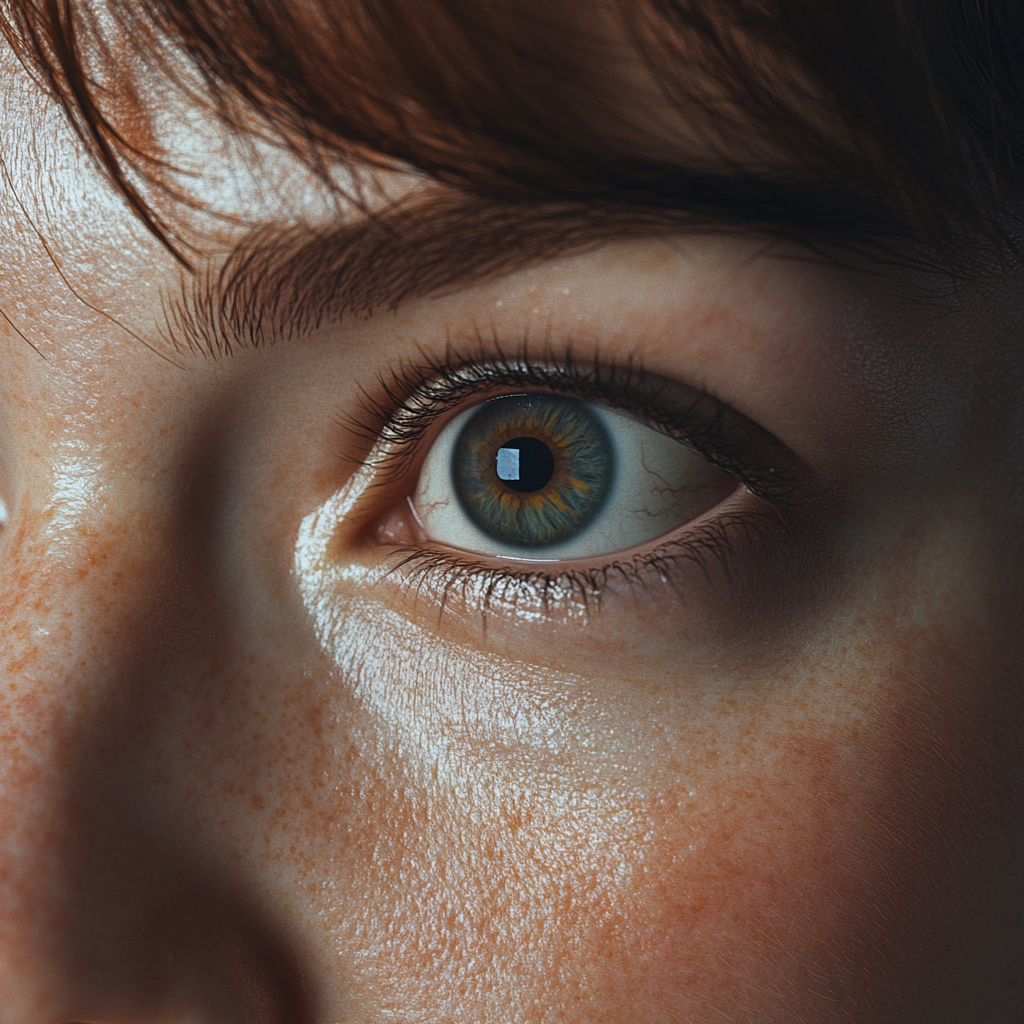 A close-up shot of a woman's eye | Source: no source
