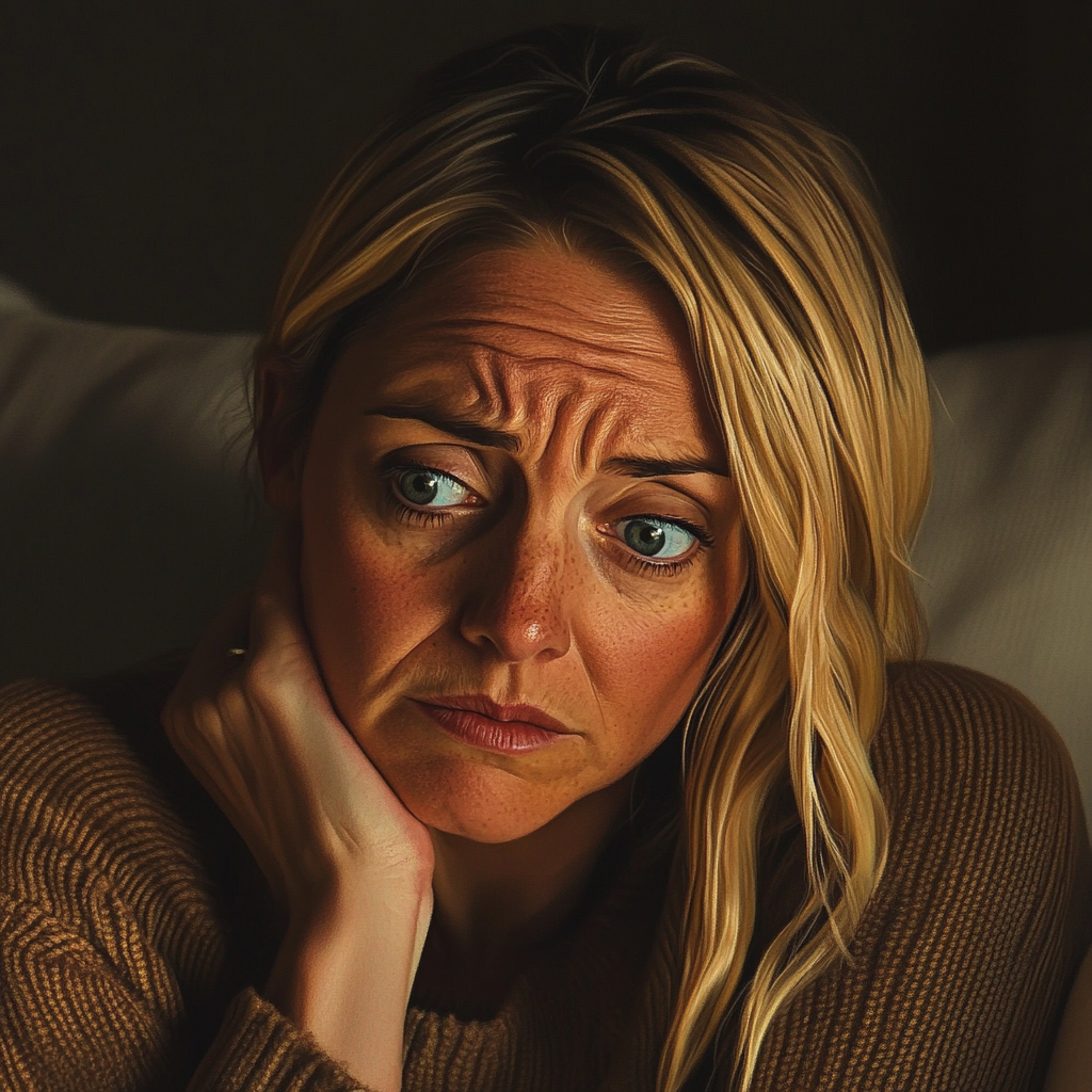 An emotional woman overwhelmed with thoughts | Source: no source
