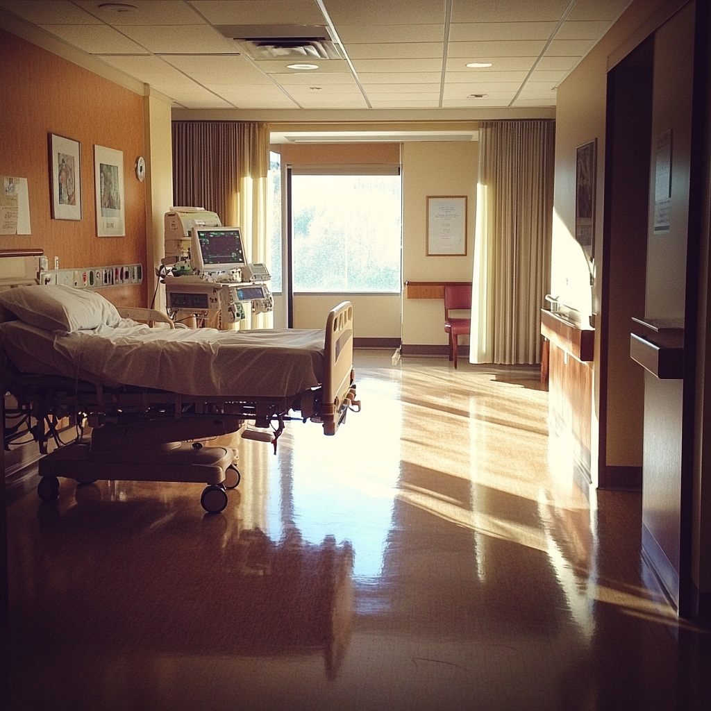 An empty hospital room | Source: no source