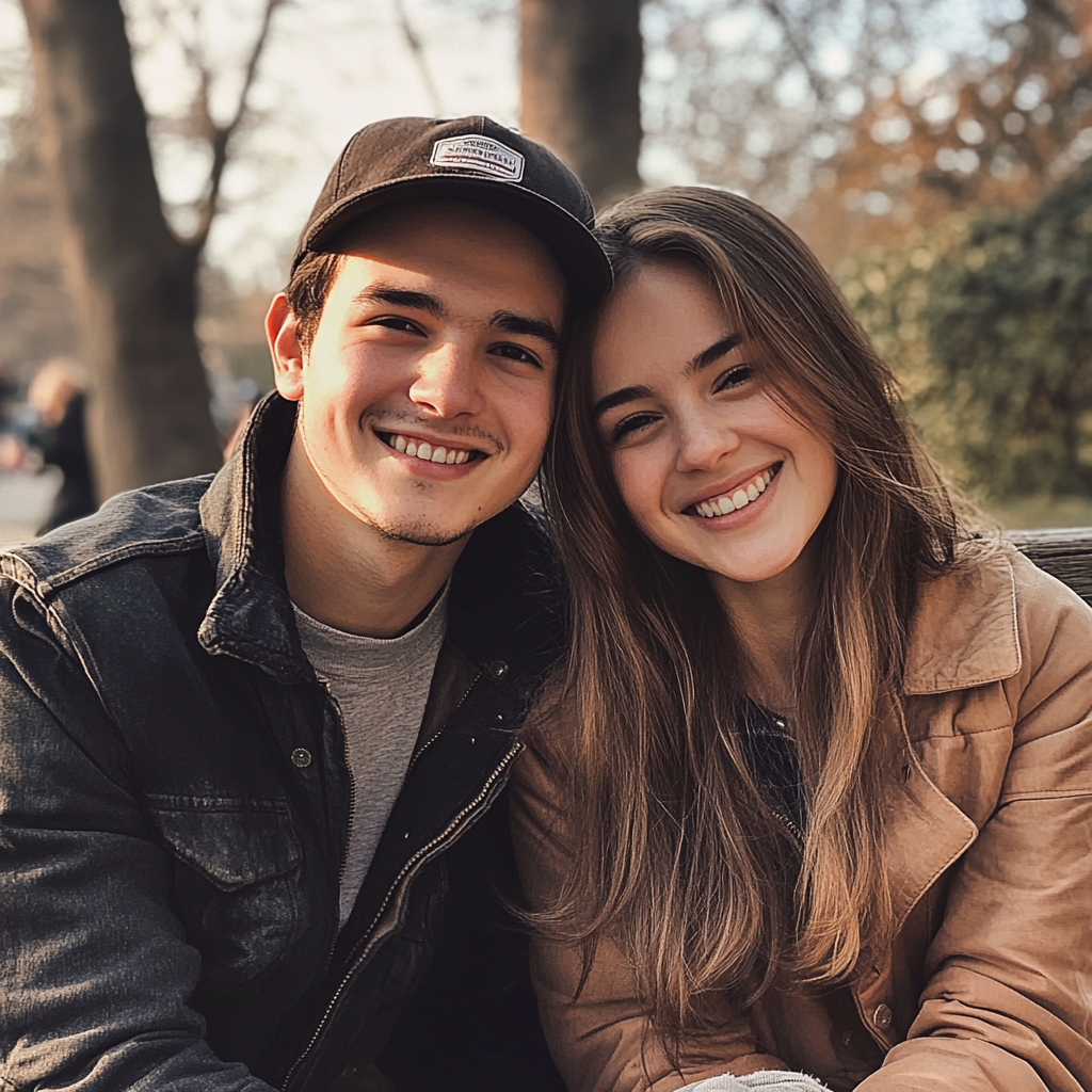A smiling young couple | Source: No source