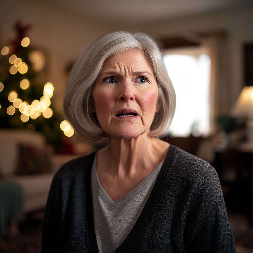 A surprised and upset senior woman | Source: No source